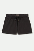 Carefree Organic Garment Dyed Lounge Short - Black