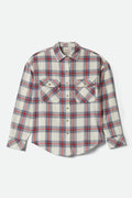 Women's Bowery Vintage Overshirt - Off White/Berring Sea/Red