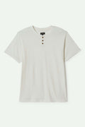 Vintage Reserve S/S Henley - Off White Sol Wash