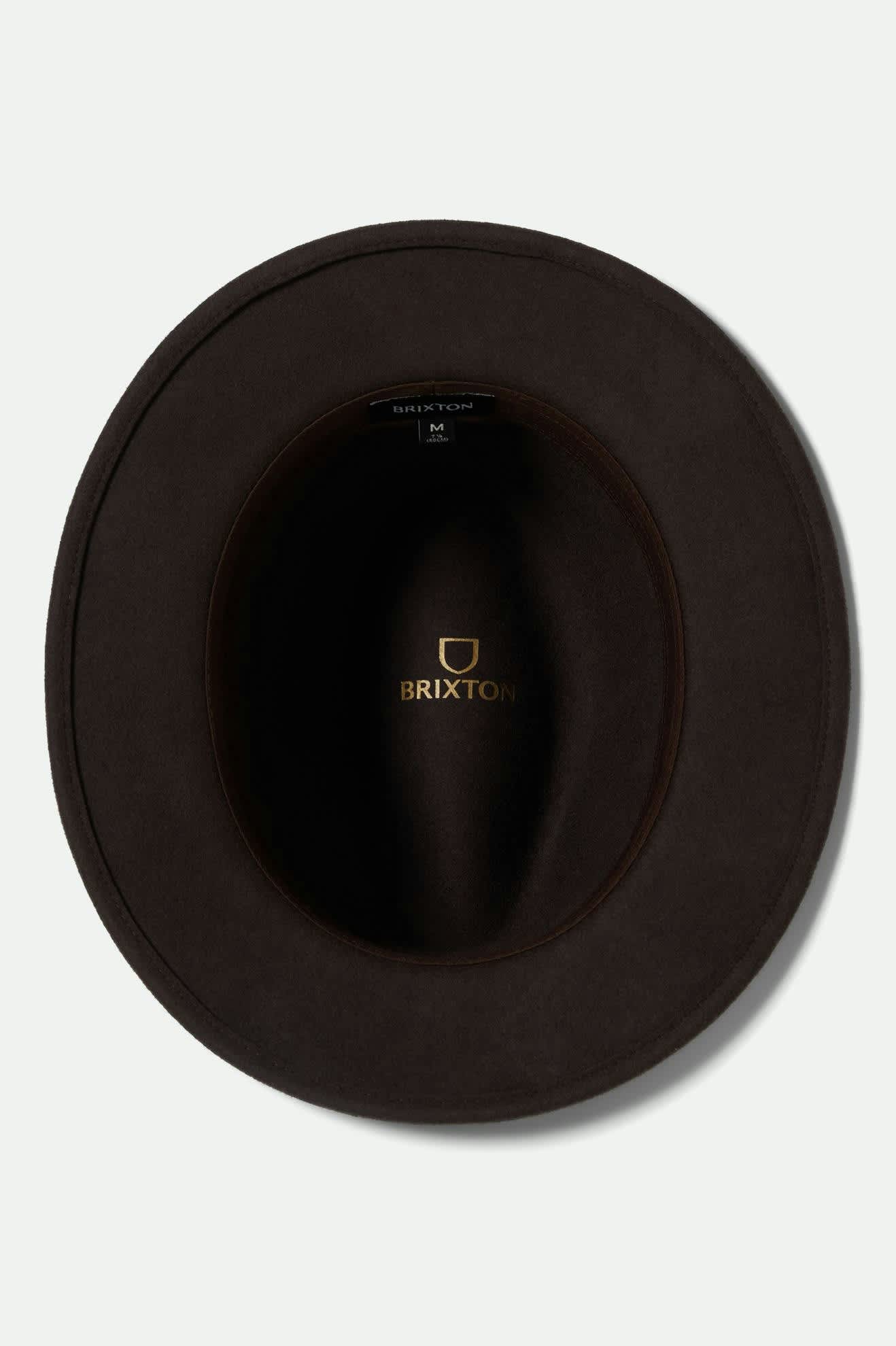 Roma Fedora - Chocolate/Bronze