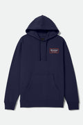 Palmer Hoodie - Classic Navy/Light Grey/Orange