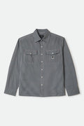 Journey Lightweight Long Sleeve Shirt - Navy/White Stripe