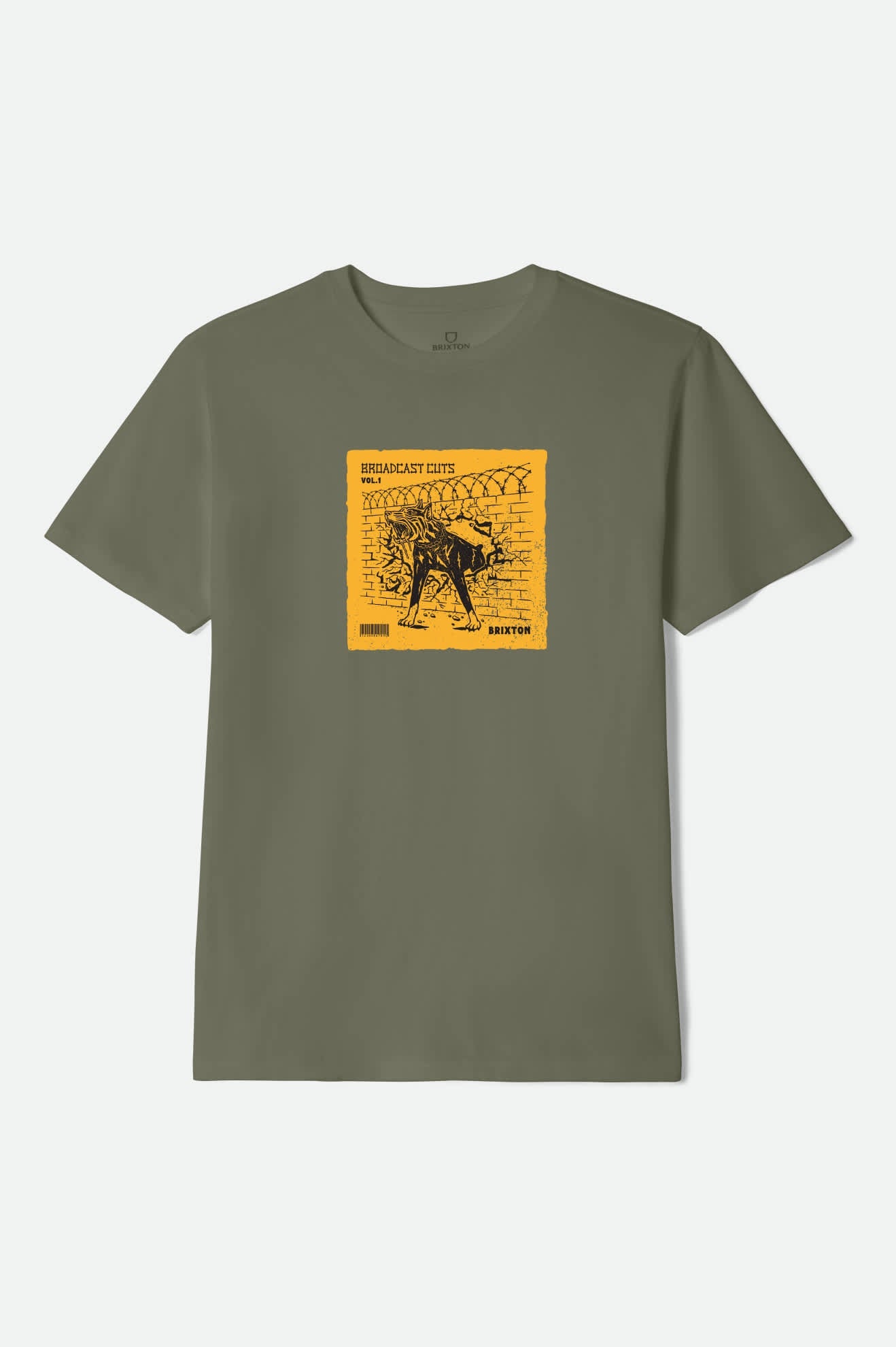 Cuts Heavyweight Relaxed T-Shirt - Olive Surplus Classic Wash