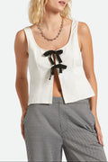 Magnolia Tie Top - Off White
