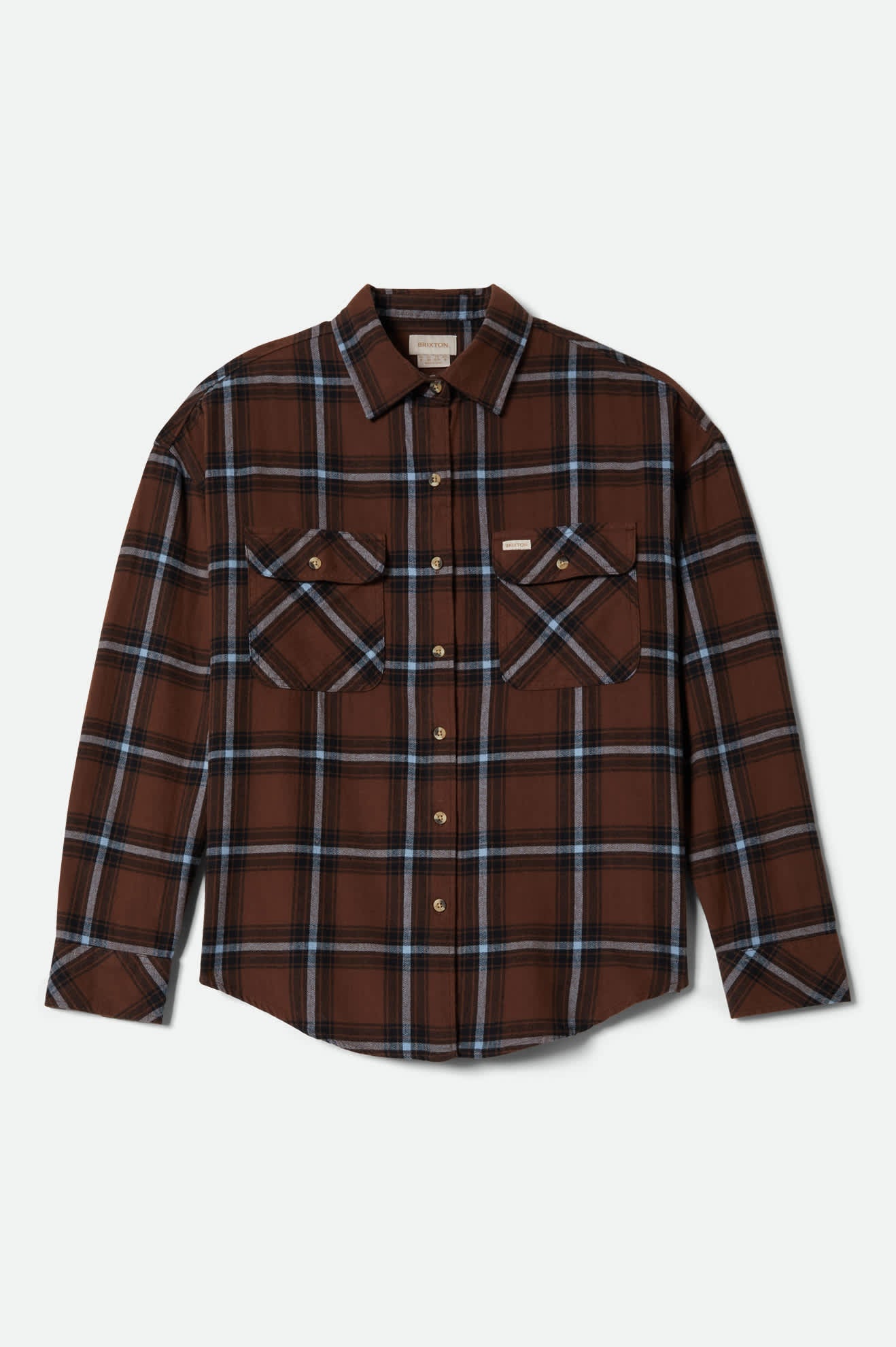 Women's Bowery Vintage Overshirt - Pinecone Brown/Black/Borrowed Blue