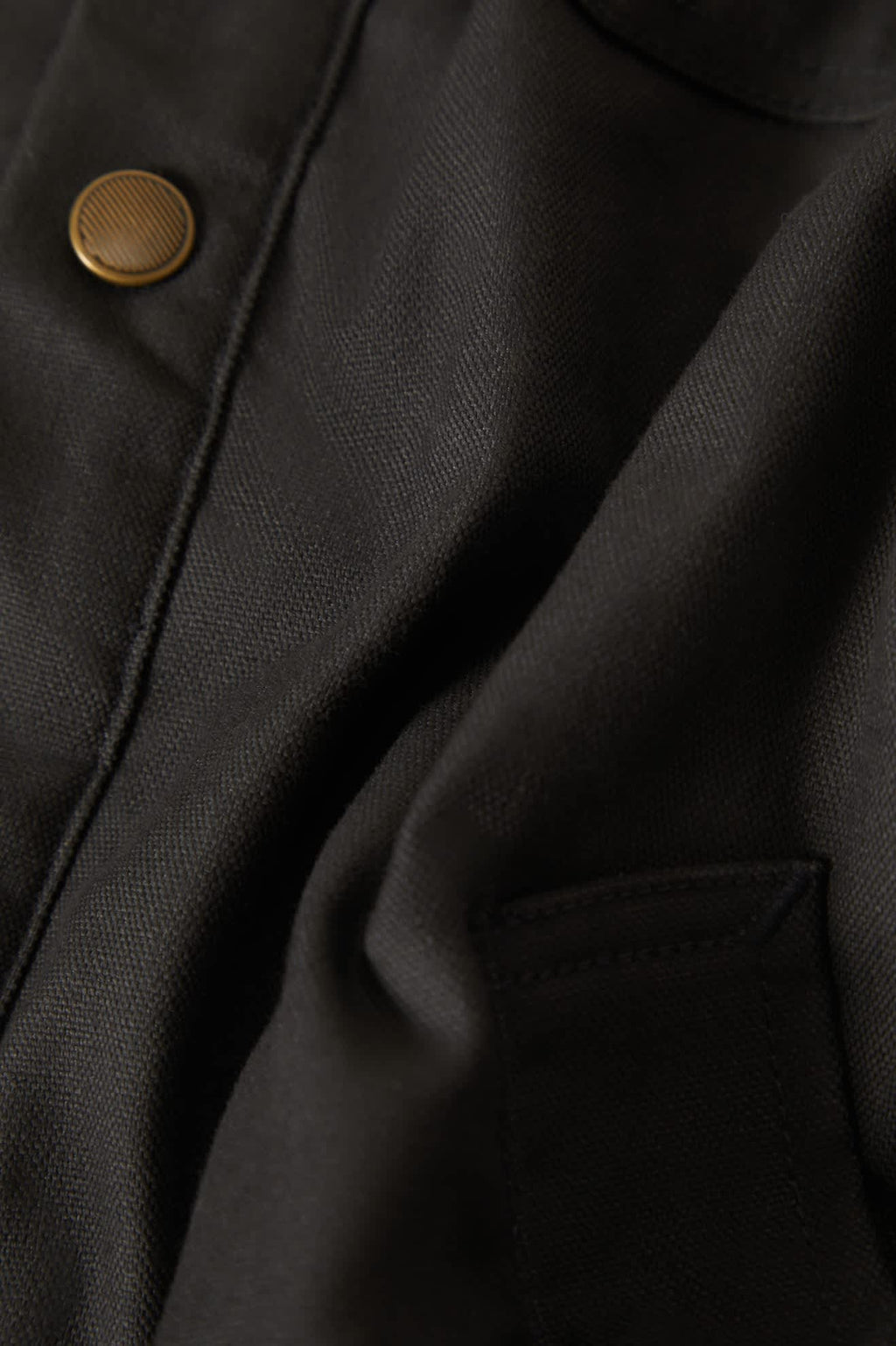 Builders Stretch L/S Overshirt - Washed Black