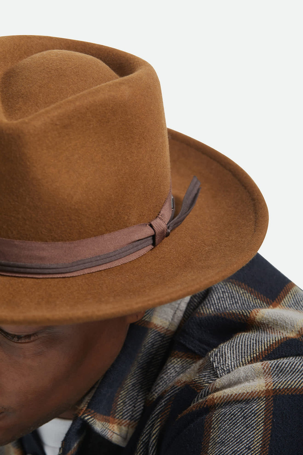 Swindle Convertabrim Fedora - Coffee/Light Brown
