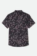 Charter Slub Short Sleeve Shirt - Black/Pink