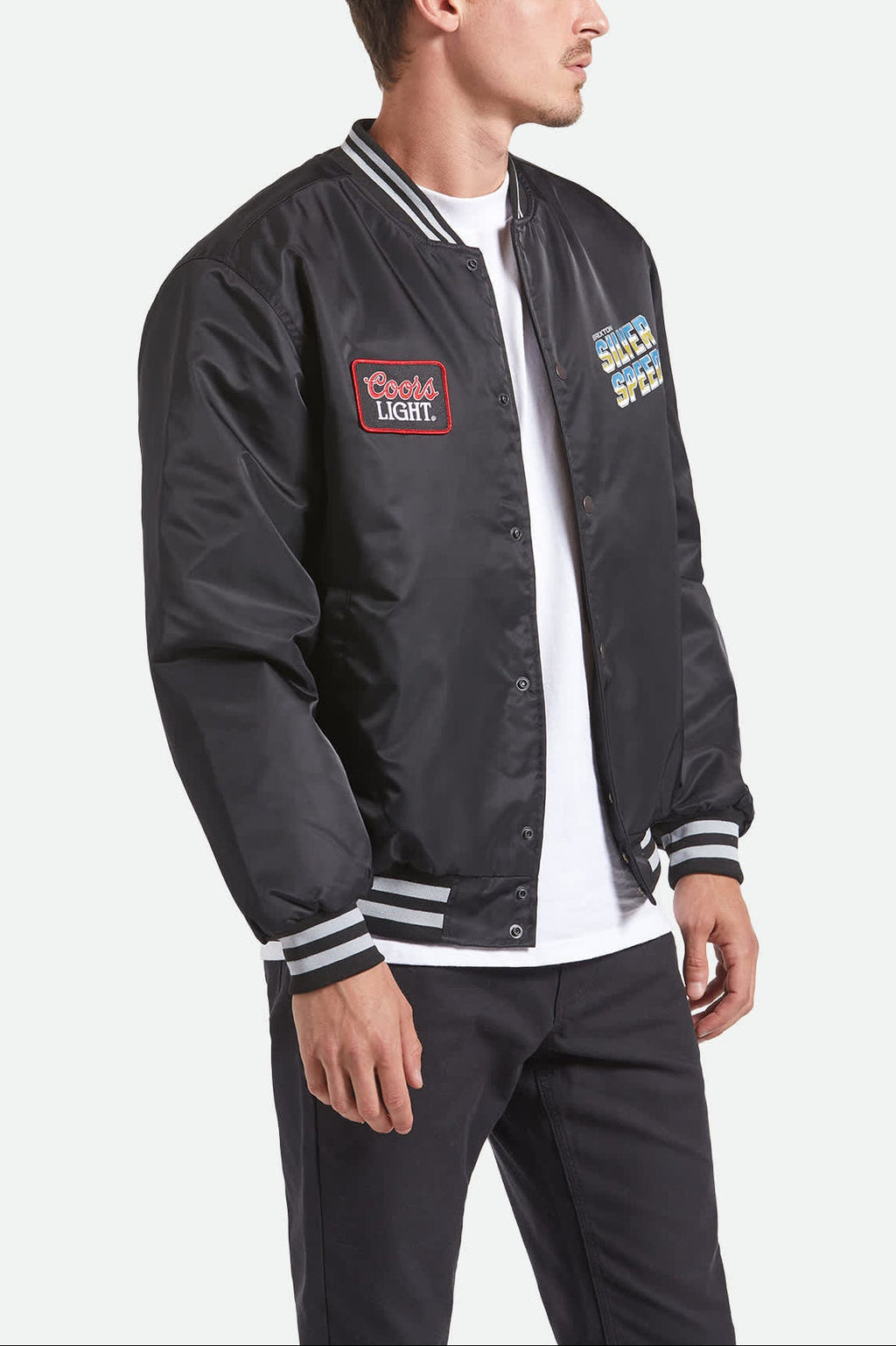 Coors Light Silver Speed Shop Jacket - Black/Silver
