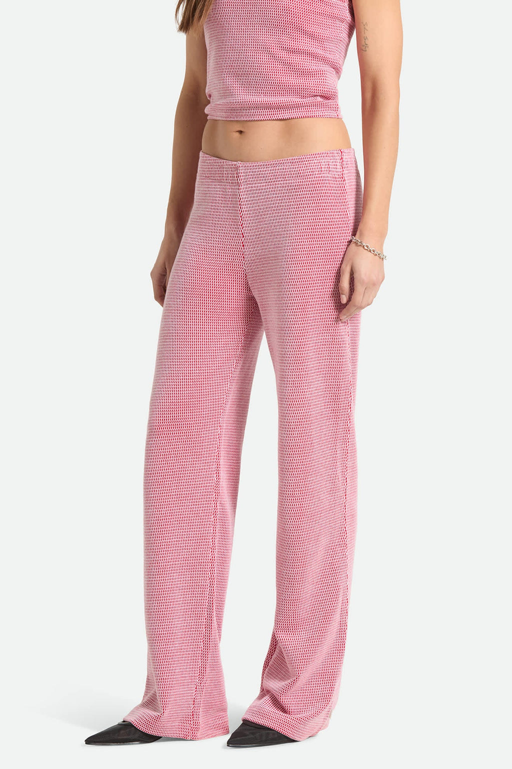 Siesta Knit Pant - Adrenaline Rush/White Weave