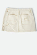 Essex Painter Mini Skirt - Egret White