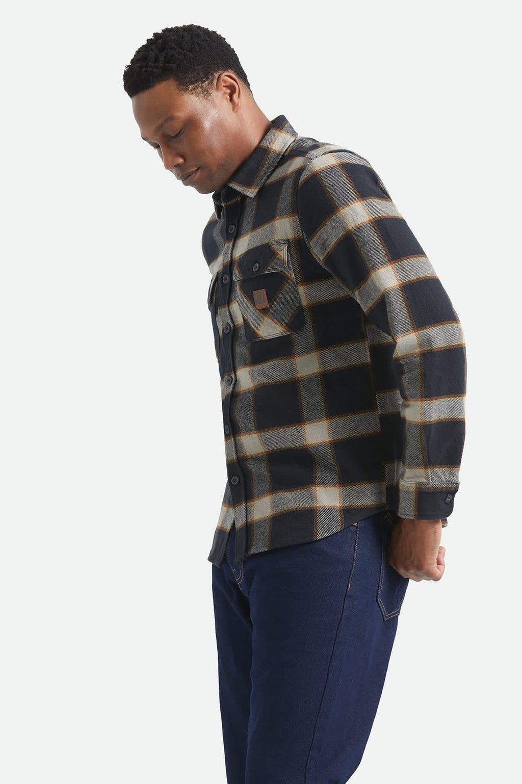 Bowery Heavyweight Flannel - Black/Cream