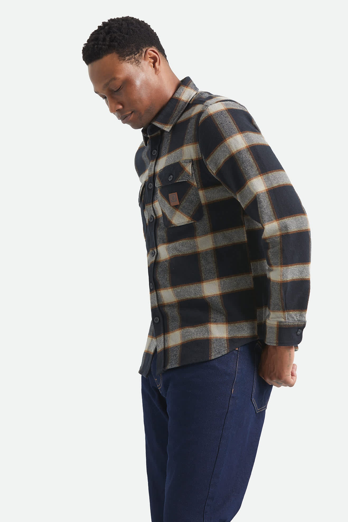 Bowery Heavyweight Flannel - Black/Cream
