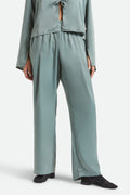 Soho Silky Pant - Blue Green Shine