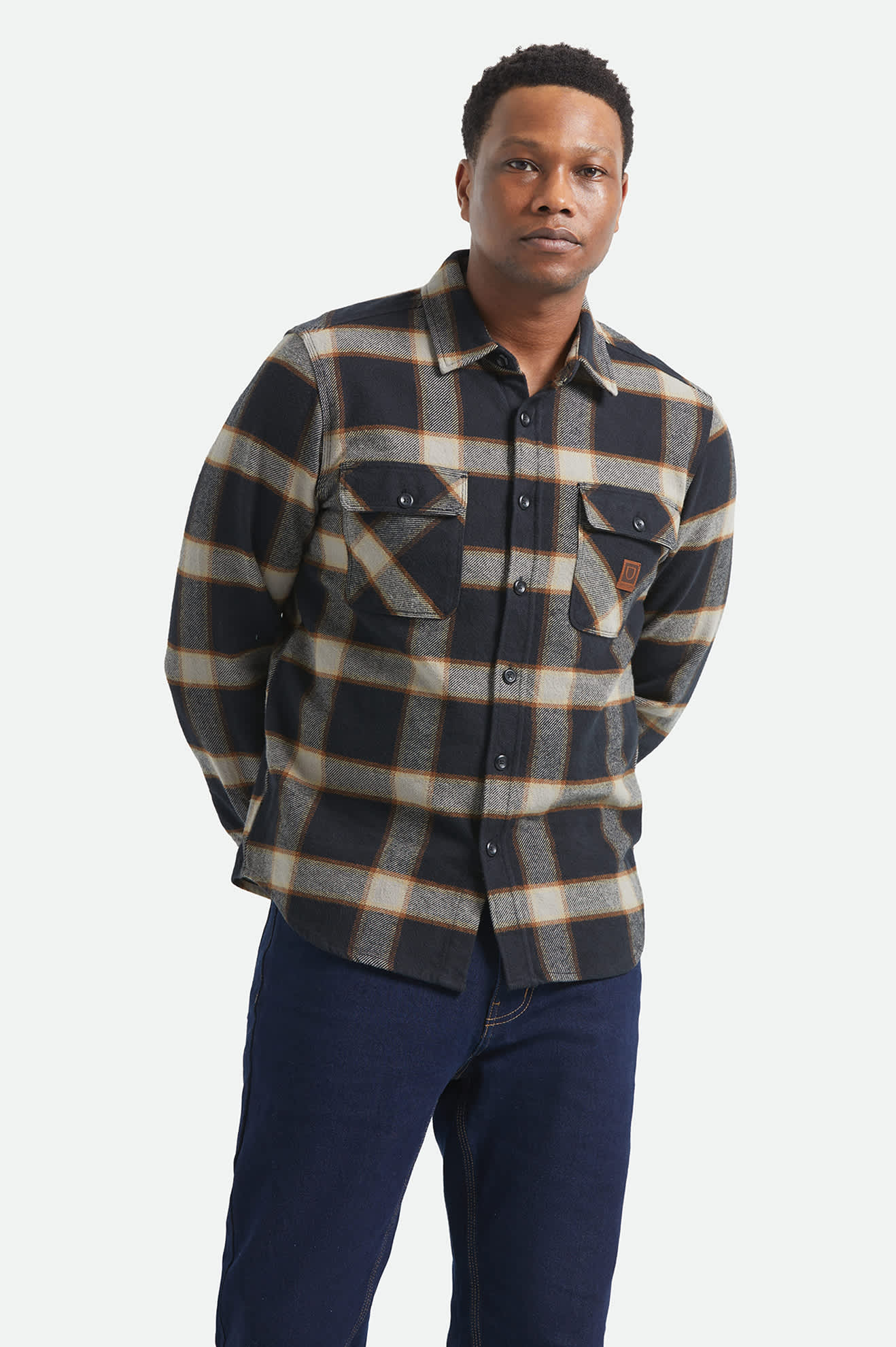 Bowery Heavyweight Flannel - Black/Cream