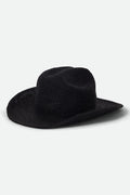 Odessa Straw Packable Cowboy Hat - Black