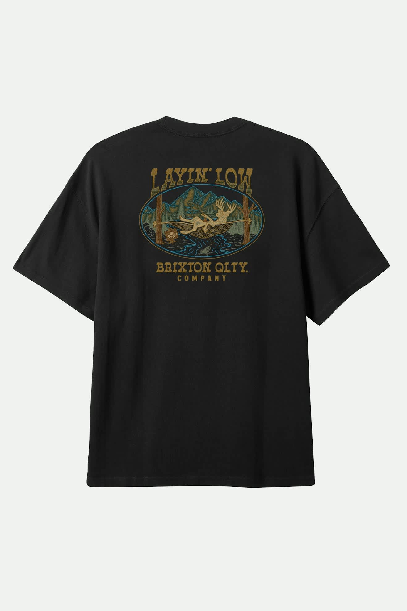 Layin' Low S/S Standard T-Shirt - Black