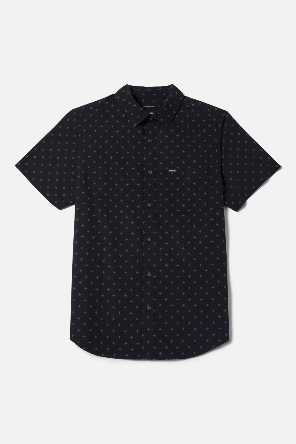 Charter Print Shirt - Future Grey Diamond Tile