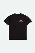 Osborn S/S Standard T-Shirt - Black Worn Wash