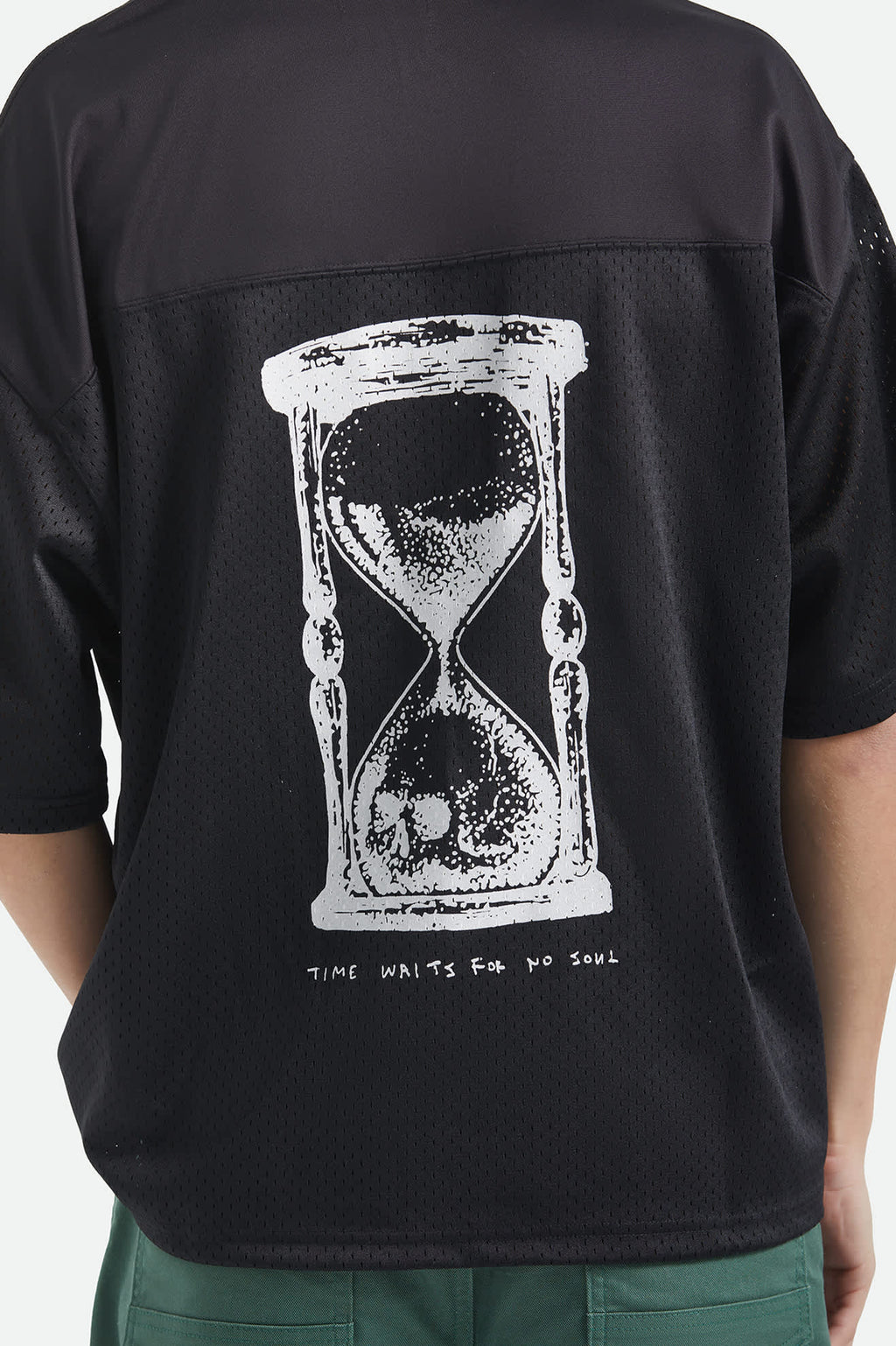 Baggy Mesh Practice Jersey - Black/White Chippa