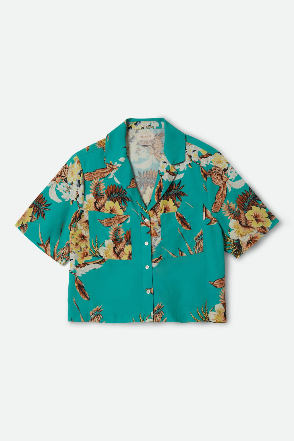 Campos Button Down Shirt - Retro Green Flor Campos