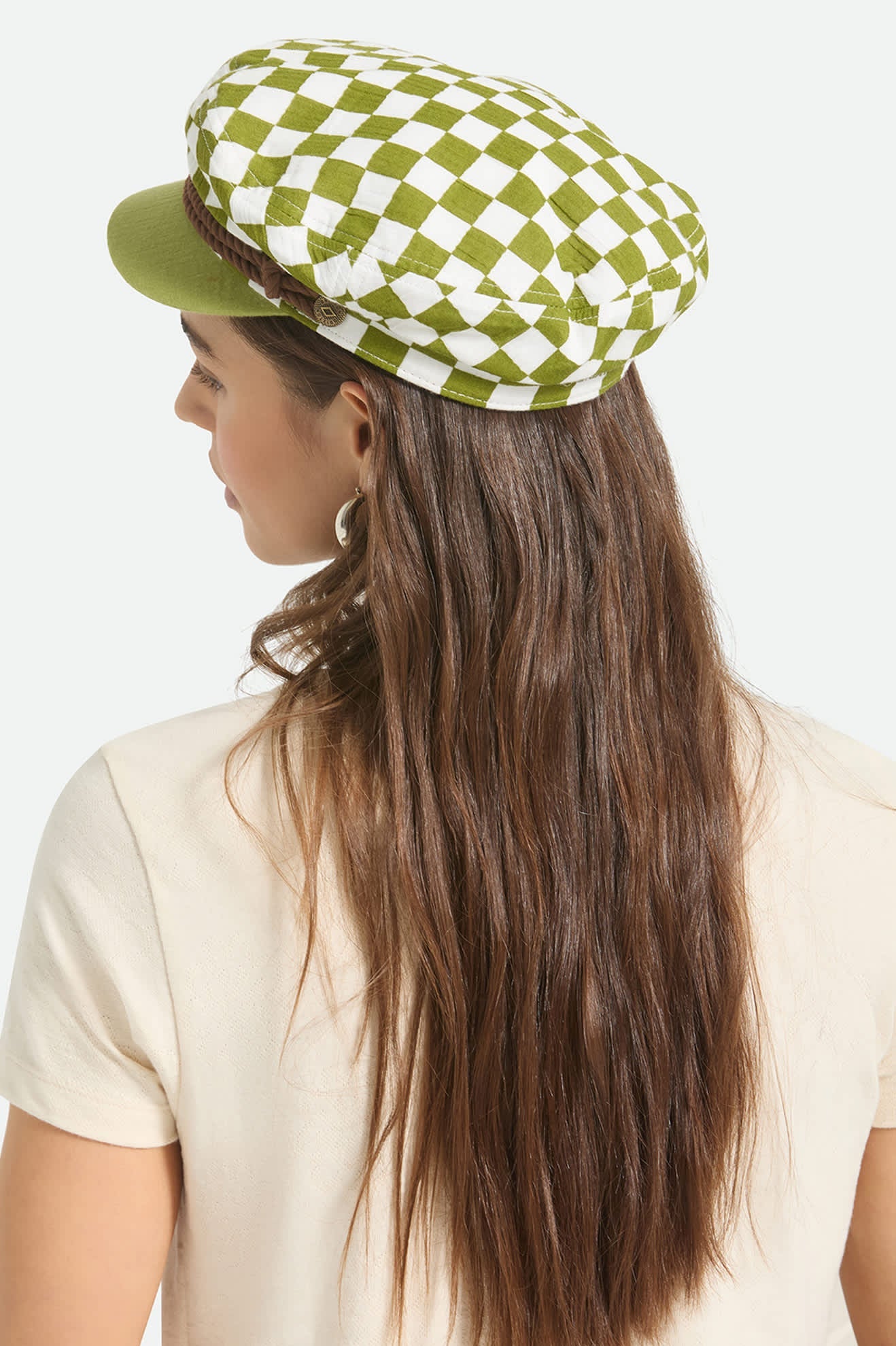 Fiddler Fisherman Cap - Sublime Green Checker Board