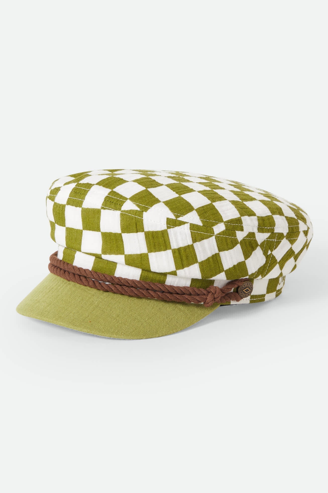 Fiddler Fisherman Cap - Sublime Green Checker Board