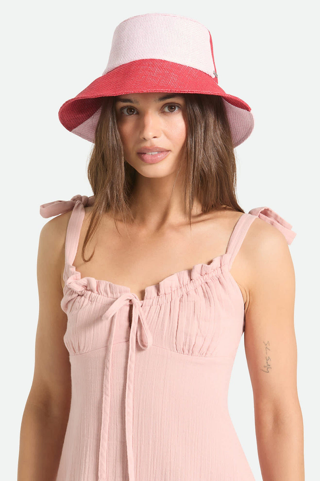 Harmony Packable Bucket Hat - Silver Pink/Adrenaline Rush