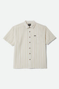 Cru Stripe Dobby Short Sleeve Shirt - Off White