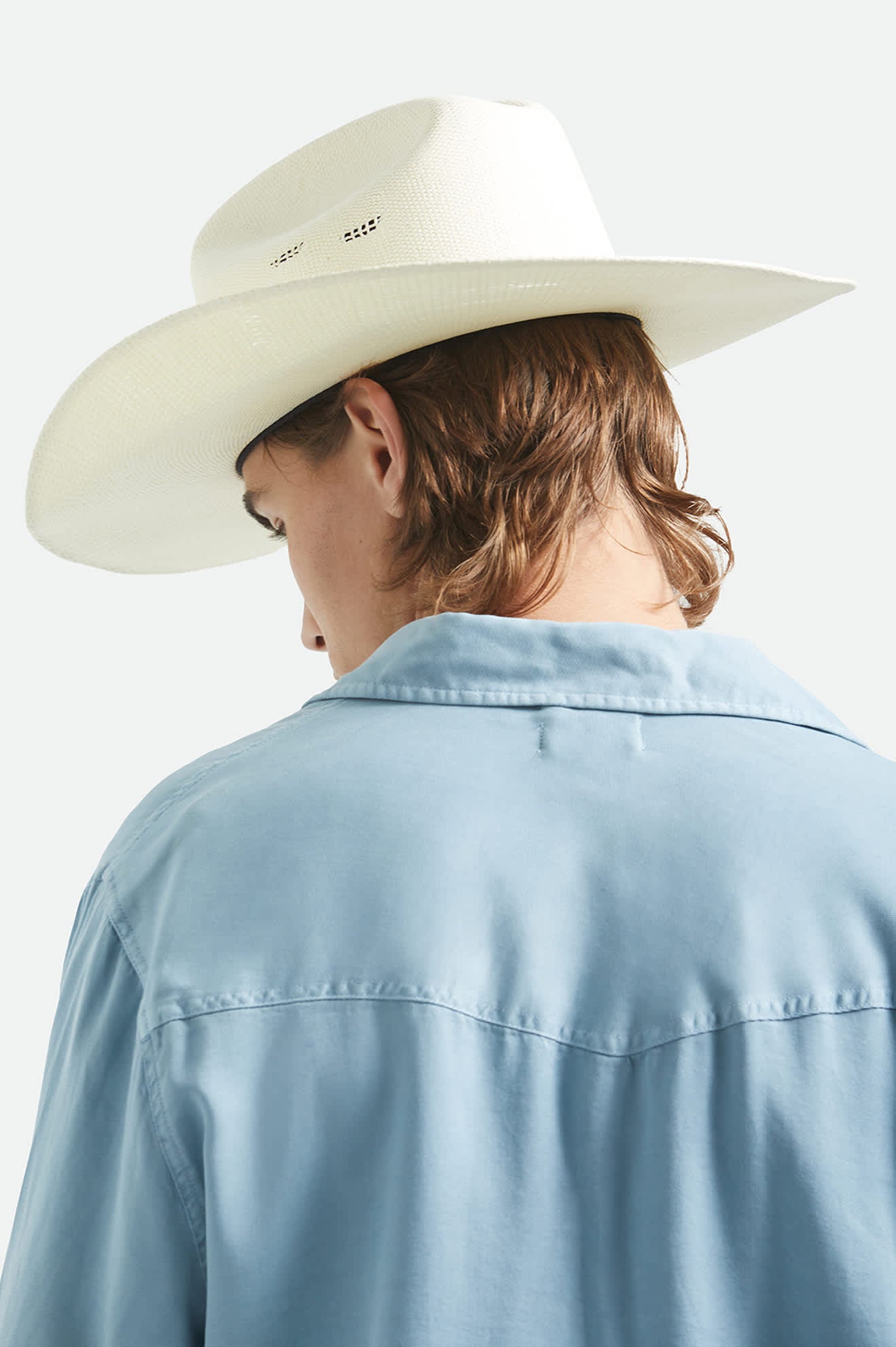 Laredo Straw Cowboy Hat - Bone