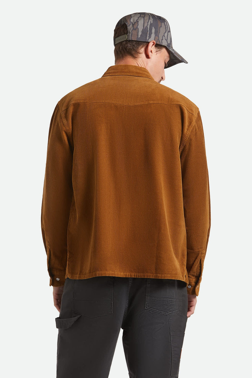 New West Relaxed Overshirt - Washed Copper Corduroy