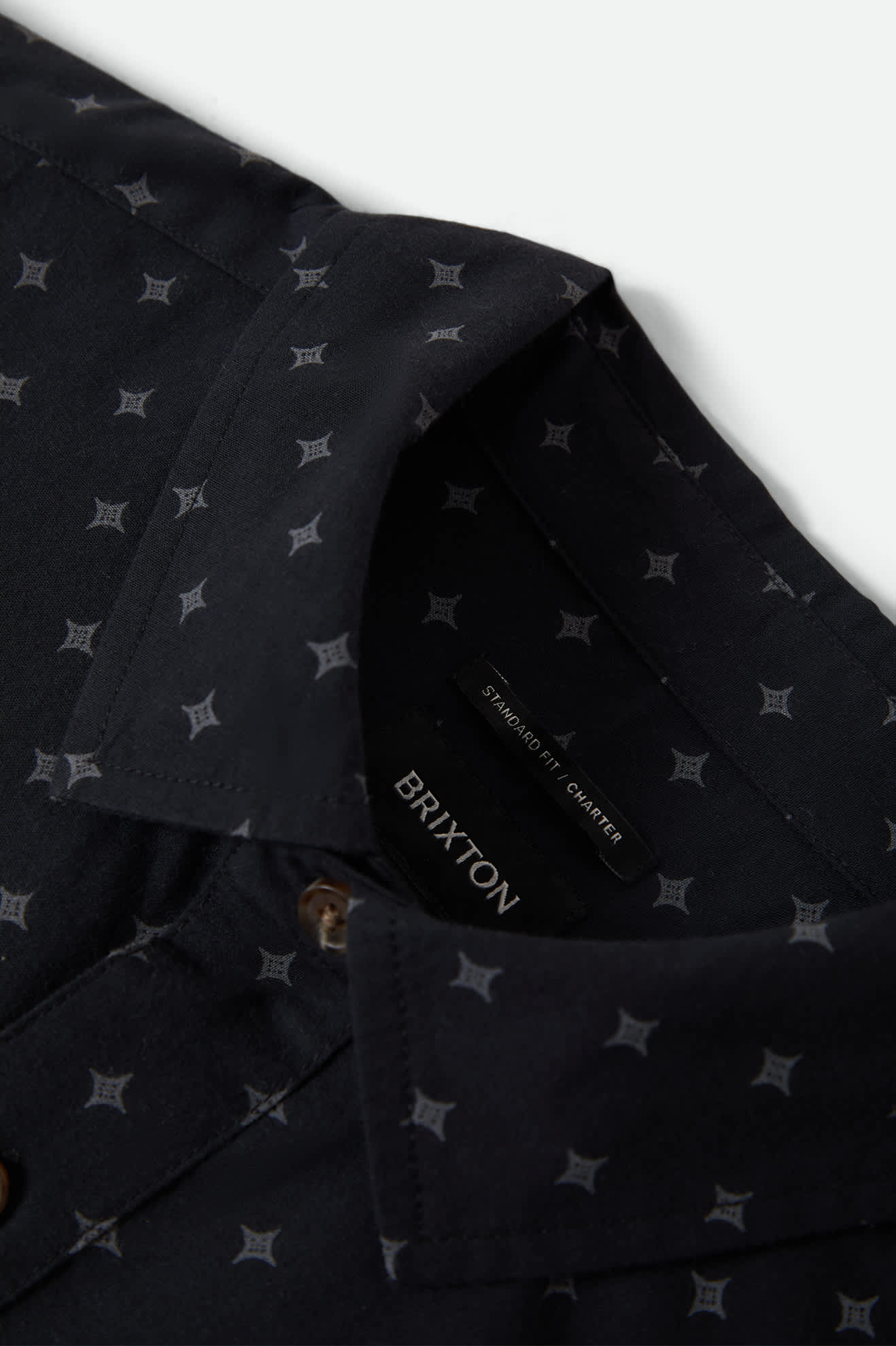 Charter Print Shirt - Future Grey Diamond Tile
