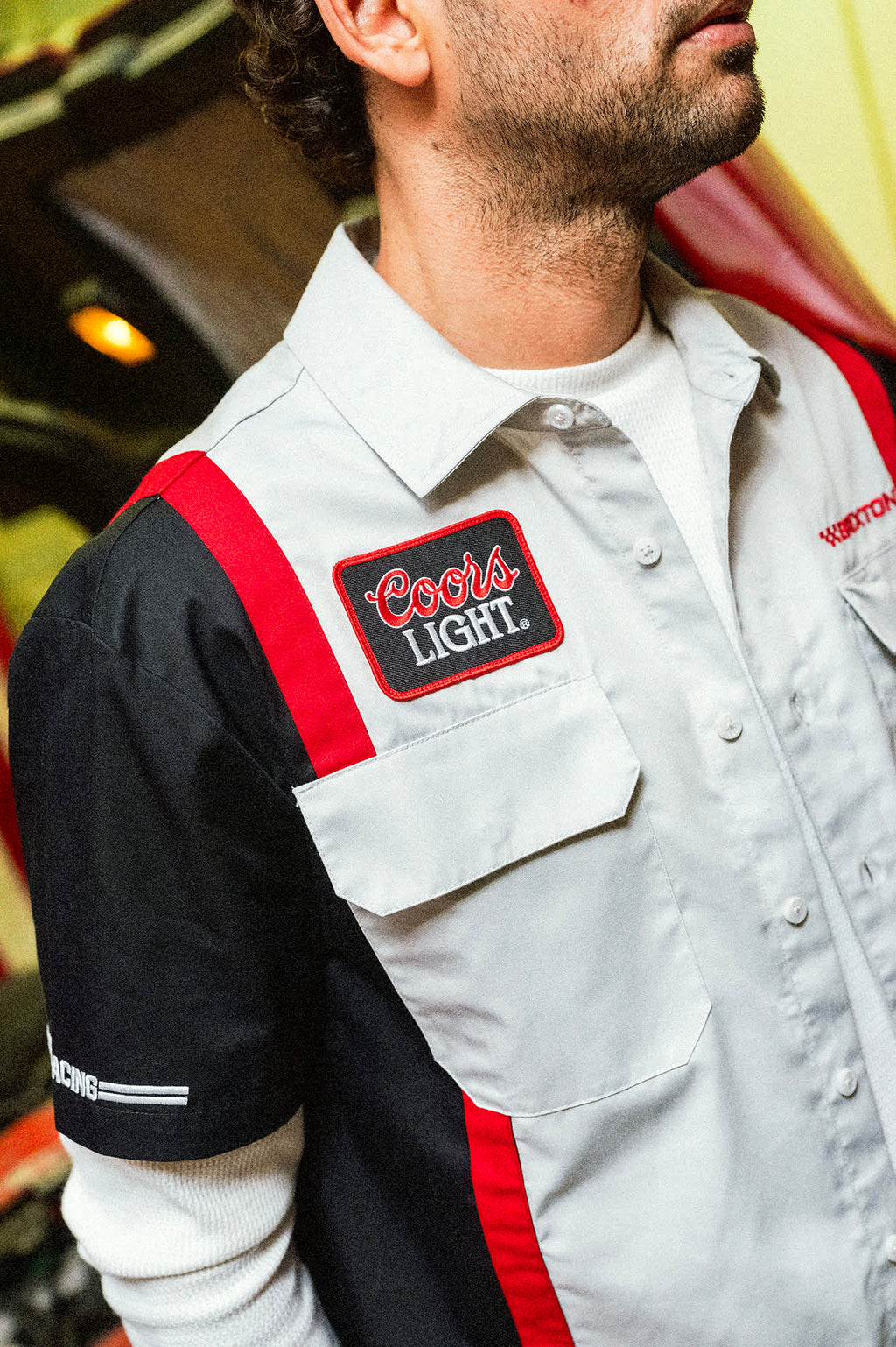 Coors Light Shake Down S/S Shirt - Silver/Black