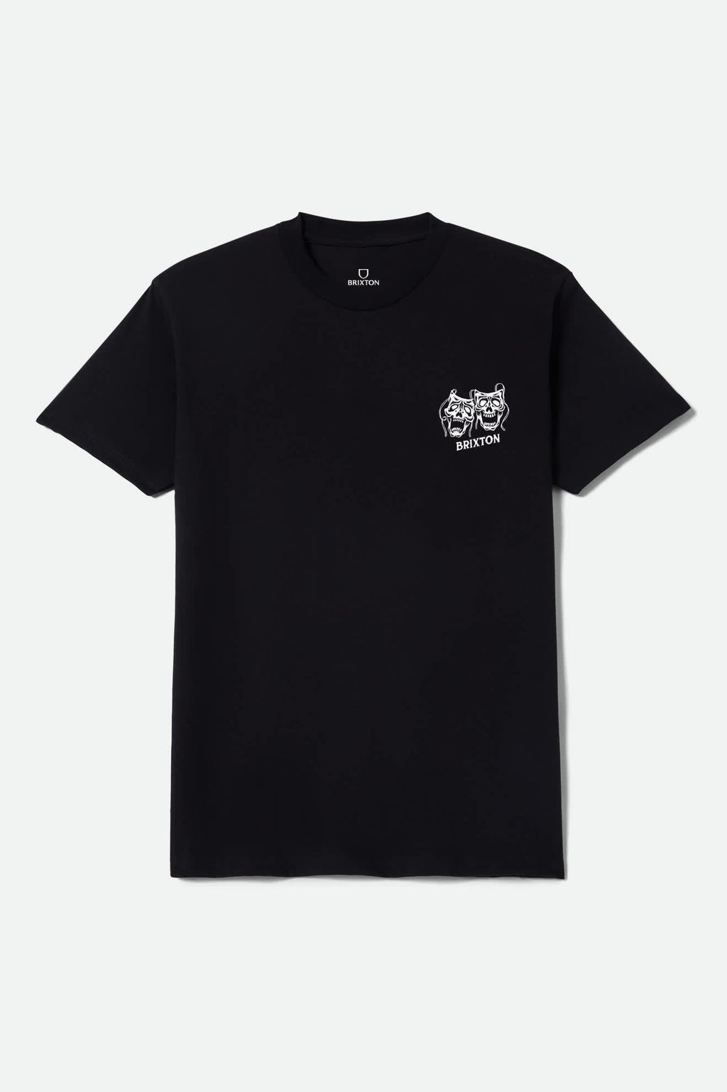 Smile Always Short Sleeve T-Shirt - Black Worn Wash