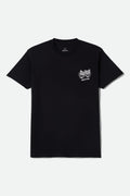 Smile Always Short Sleeve T-Shirt - Black Worn Wash