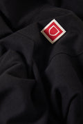 Beta Sheild Short Sleeve Pocket T-Shirt - Black