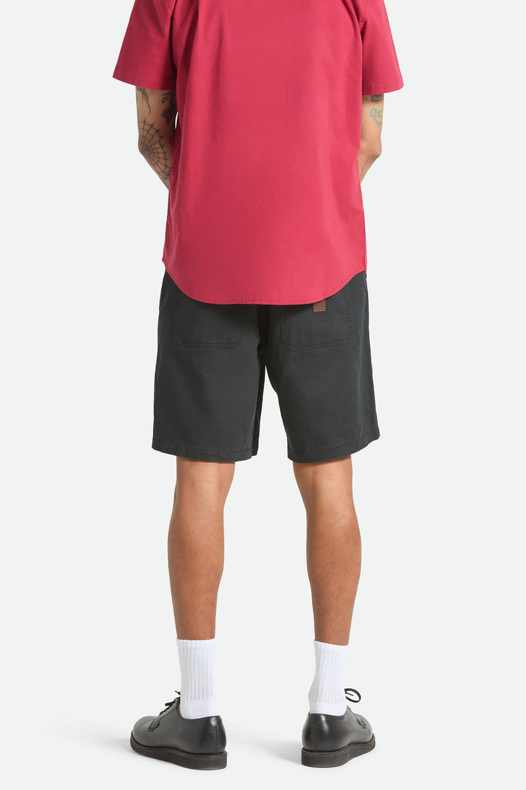 Surplus Vintage Wash Herringbone Short - Washed Black