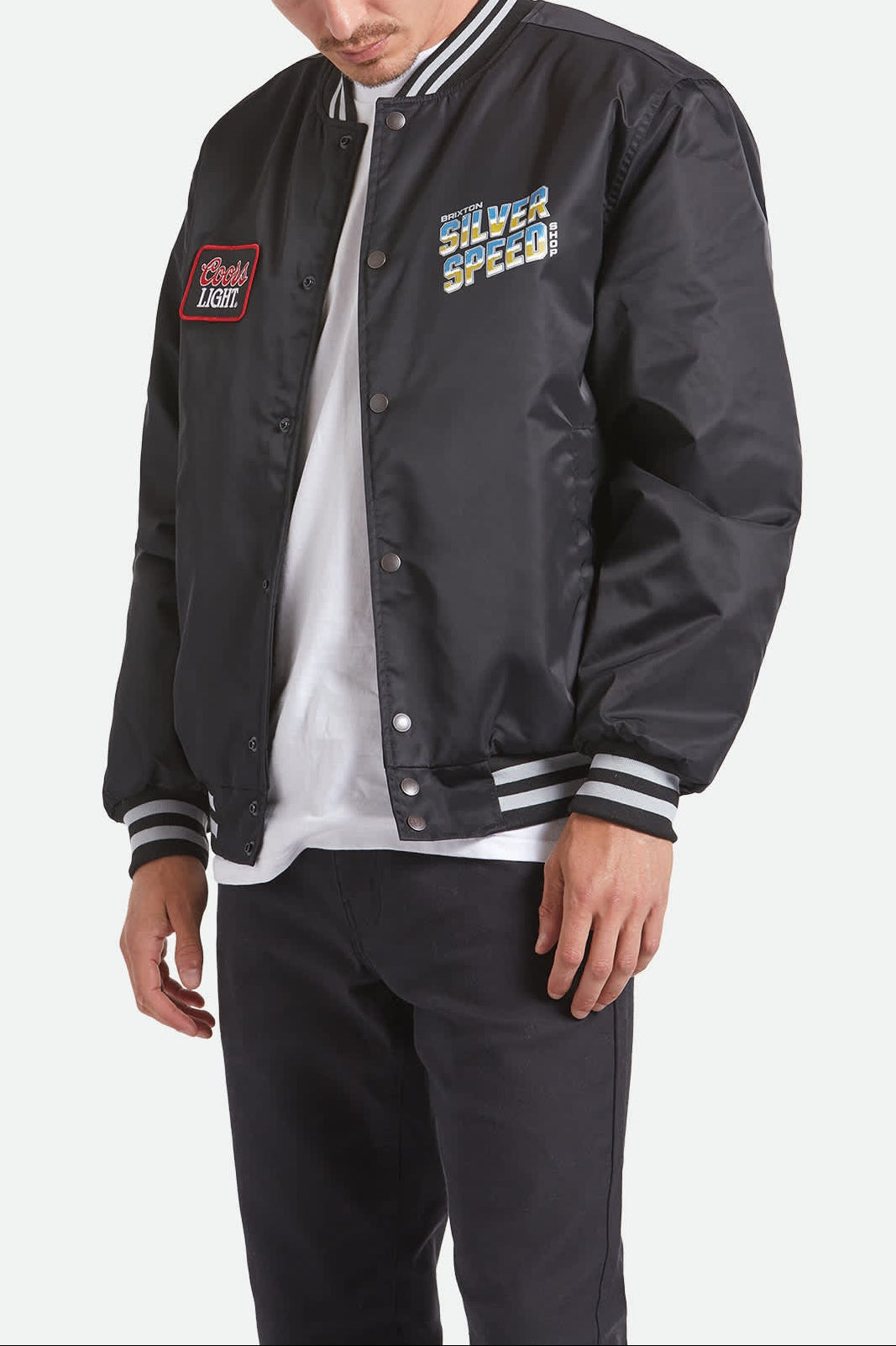 Coors Light Silver Speed Shop Jacket - Black/Silver